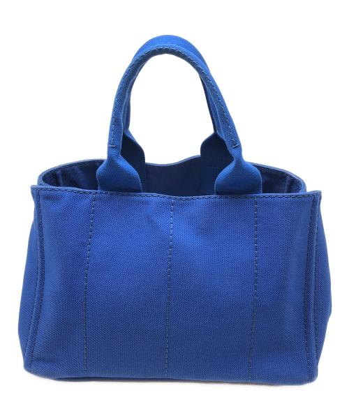 PRADA（プラダ）PRADA (プラダ) カナパトート ブルーの古着・服飾アイテム