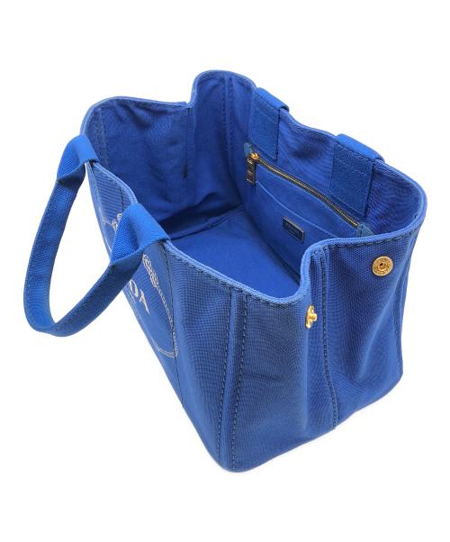 PRADA（プラダ）PRADA (プラダ) カナパトート ブルーの古着・服飾アイテム