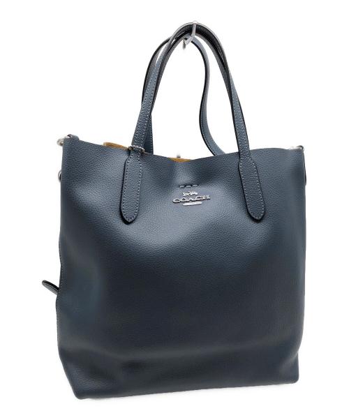 COACH（コーチ）COACH (コーチ) 2WAYバッグ ダークブルーの古着・服飾アイテム
