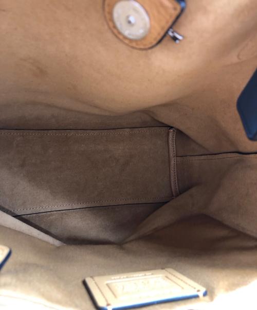 COACH（コーチ）COACH (コーチ) 2WAYバッグ ダークブルーの古着・服飾アイテム