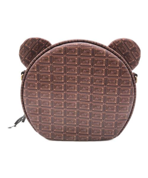 Q-pot.（キューポット）Q-pot. (キューポット) ショルダーバッグ ビターチョコレート・ベアー・クロスボディーバッグ ブラウンの古着・服飾アイテム