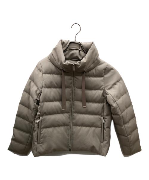 nano・universe（ナノ・ユニバース）nano・universe (ナノ・ユニバース) NISHIKAWA (ニシカワ) ダウンジャケット ベージュ サイズ:Ｍの古着・服飾アイテム