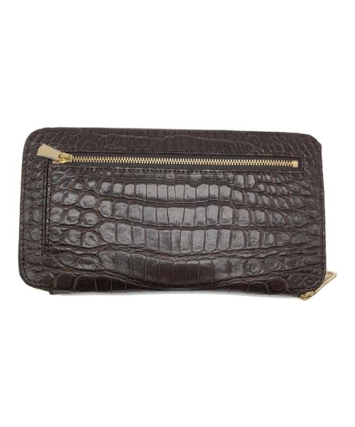 A.D.M.J.（エーディーエムジェイ）A.D.M.J. (エーディーエムジェイ) 長財布 ブラウンの古着・服飾アイテム