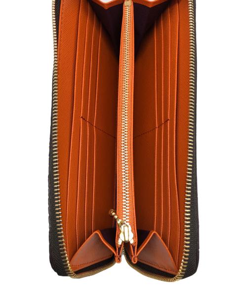 A.D.M.J.（エーディーエムジェイ）A.D.M.J. (エーディーエムジェイ) 長財布 ブラウンの古着・服飾アイテム