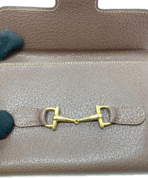 GUCCI（グッチ）GUCCI (グッチ) 3つ折り財布 ブラウンの古着・服飾アイテム