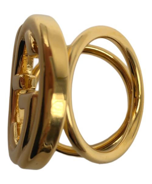 GUCCI（グッチ）GUCCI (グッチ) スカーフリング ゴールドカラー サイズ:不明の古着・服飾アイテム