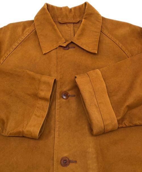 BRU NA BOINNE（ブルーナボイン）BRU NA BOINNE (ブルーナボイン) アルチザンスウェードコート ブラウン サイズ:1の古着・服飾アイテム