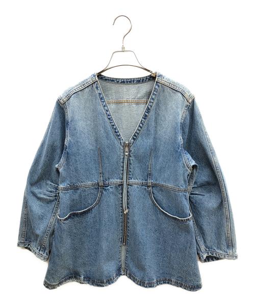 Adam et Rope（アダム エ ロペ）Adam et Rope (アダム エ ロペ) デニムジャケット ブルー サイズ:Fの古着・服飾アイテム