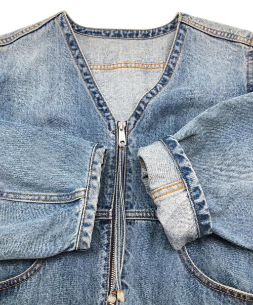 Adam et Rope（アダム エ ロペ）Adam et Rope (アダム エ ロペ) デニムジャケット ブルー サイズ:Fの古着・服飾アイテム