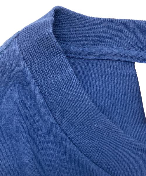 adidas（アディダス）adidas (アディダス) 90sロゴプリントシャツ　万国旗タグ ネイビー×グリーン サイズ:Sの古着・服飾アイテム