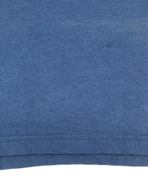adidas（アディダス）adidas (アディダス) 90sロゴプリントシャツ　万国旗タグ ネイビー×グリーン サイズ:Sの古着・服飾アイテム