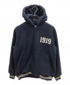 Championチャンピオン）の古着「フーデットジップジャケット」｜ネイビー