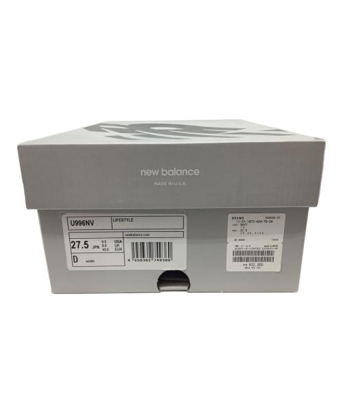 NEW BALANCE（ニューバランス）NEW BALANCE (ニューバランス) new balance 996 ネイビー サイズ:27.5cm(ウィズ D)の古着・服飾アイテム