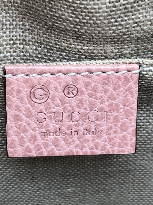 GUCCI（グッチ）GUCCI (グッチ) GGキャンバス ベージュ×ピンクの古着・服飾アイテム