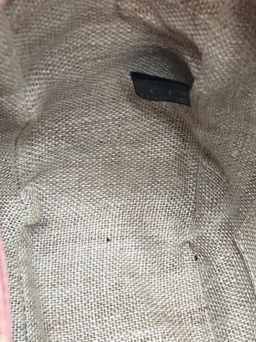 GUCCI（グッチ）GUCCI (グッチ) GGキャンバス ベージュ×ピンクの古着・服飾アイテム