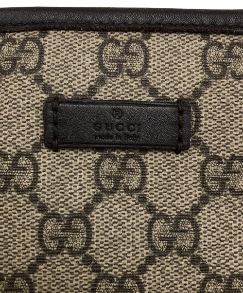 GUCCI（グッチ）GUCCI (グッチ) GGスプリーム ベージュ×ブラウンの古着・服飾アイテム