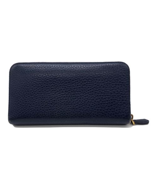 PRADA（プラダ）PRADA (プラダ) 長財布 ネイビーの古着・服飾アイテム