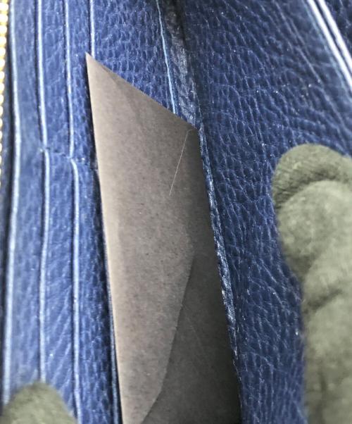 PRADA（プラダ）PRADA (プラダ) 長財布 ネイビーの古着・服飾アイテム