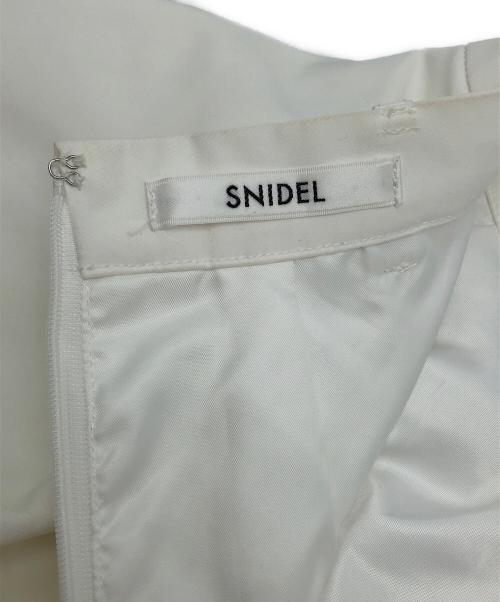 Snidel（スナイデル）Snidel (スナイデル) バルーンミニスカート ホワイト サイズ:1の古着・服飾アイテム