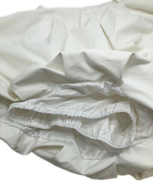 Snidel（スナイデル）Snidel (スナイデル) バルーンミニスカート ホワイト サイズ:1の古着・服飾アイテム