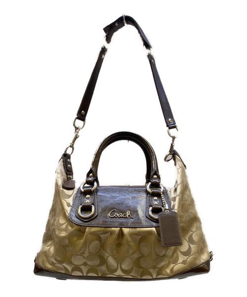 COACH（コーチ）COACH (コーチ) 2WAYバッグ ベージュの古着・服飾アイテム