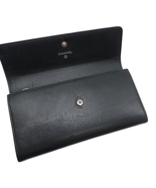 CHANEL（シャネル）CHANEL (シャネル) 長財布 ココマーク ブラックの古着・服飾アイテム