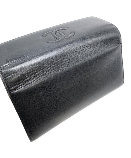 CHANEL（シャネル）CHANEL (シャネル) 長財布 ココマーク ブラックの古着・服飾アイテム