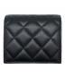 CHANEL (シャネル) 2つ折り財布　CCスターロゴ ブラック：100000円