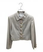 Christian Diorクリスチャン ディオール）の古着「ステンカラージャケット」｜ライトグレー