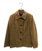 BURBERRY LONDONバーバリーロンドン）の古着「ショートステンカラーコート」｜ブラウン