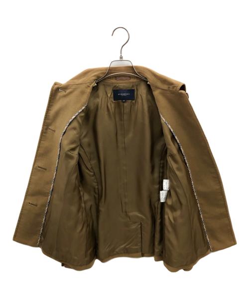BURBERRY LONDON（バーバリーロンドン）BURBERRY LONDON (バーバリーロンドン) ショートステンカラーコート ブラウン サイズ:38の古着・服飾アイテム