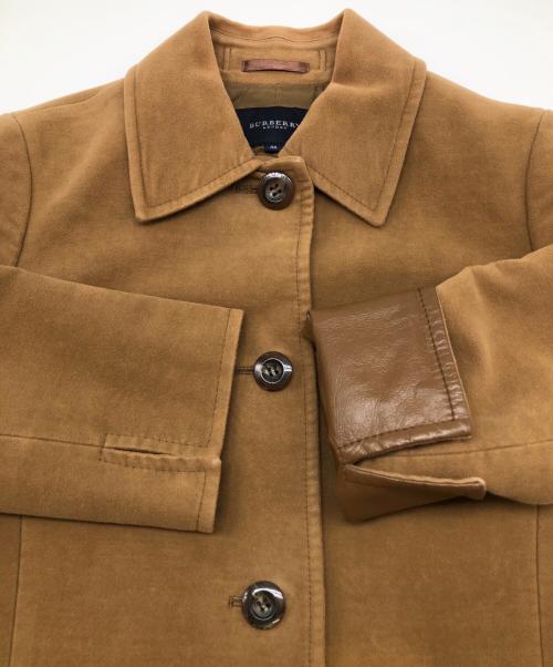 BURBERRY LONDON（バーバリーロンドン）BURBERRY LONDON (バーバリーロンドン) ショートステンカラーコート ブラウン サイズ:38の古着・服飾アイテム