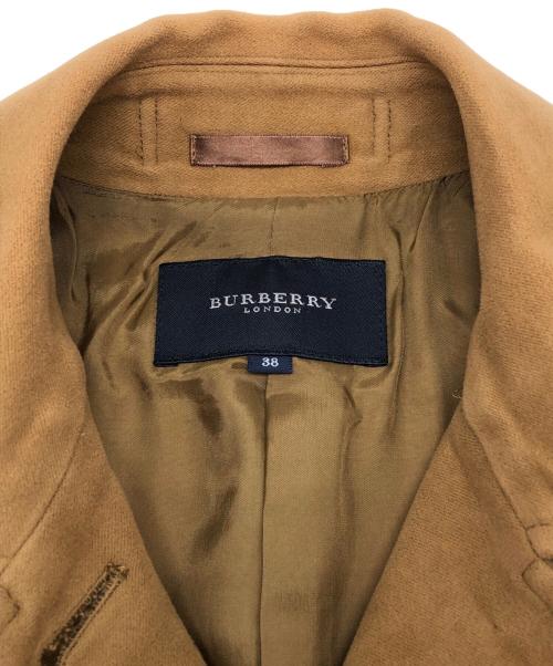 BURBERRY LONDON（バーバリーロンドン）BURBERRY LONDON (バーバリーロンドン) ショートステンカラーコート ブラウン サイズ:38の古着・服飾アイテム