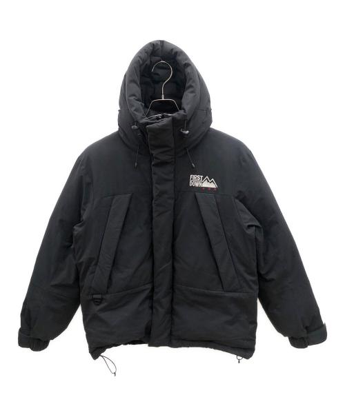 FIRST DOWN（ファーストダウン）FIRST DOWN (ファーストダウン) ダウンジャケット ブラック サイズ:Mの古着・服飾アイテム