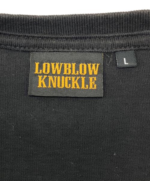 LowBlowKnuckle（ロウブロウナックル）LowBlowKnuckle (ロウブロウナックル) キャラクターTシャツ　ベティ・ブープ ブラック サイズ:Lの古着・服飾アイテム