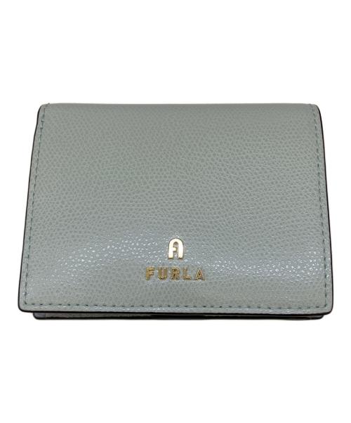FURLA（フルラ）FURLA (フルラ) 2つ折り財布 ライトブルーの古着・服飾アイテム