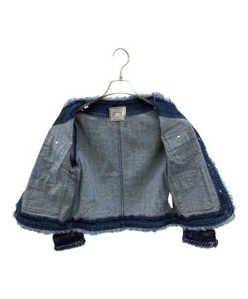 moname（モナーム）moname (モナーム) デニムジャケット ブルー サイズ:Sの古着・服飾アイテム
