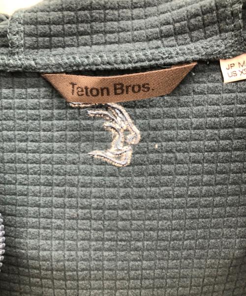 Teton Bros（ティートンブロス）Teton Bros (ティートンブロス) グラフェンジップフーディー ブルー サイズ:Mの古着・服飾アイテム