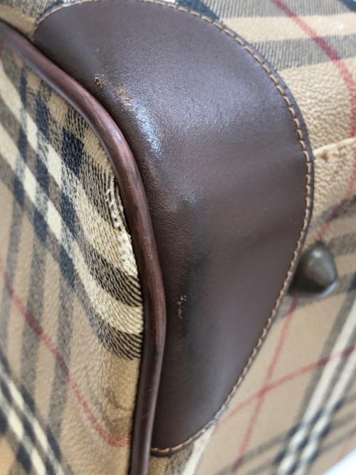 Burberry's（バーバリーズ）Burberry's (バーバリーズ) ボストンバッグ ベージュの古着・服飾アイテム