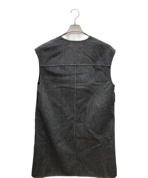 INDIVI（インディヴィ）INDIVI (インディヴィ) リバージレコート ブラック×グレー サイズ:38 未使用品の古着・服飾アイテム