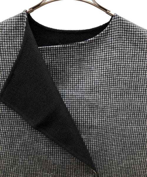 INDIVI（インディヴィ）INDIVI (インディヴィ) リバージレコート ブラック×グレー サイズ:38 未使用品の古着・服飾アイテム