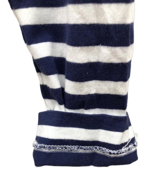 PLAY COMME des GARCONS（プレイコムデギャルソン）PLAY COMME des GARCONS (プレイコムデギャルソン) ボーダーカットソー ネイビー×ホワイト サイズ:Sの古着・服飾アイテム