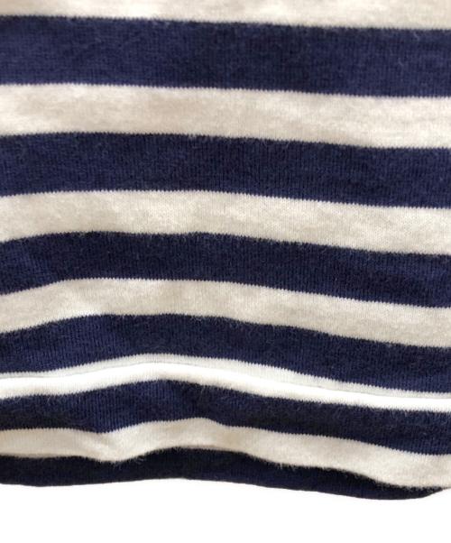PLAY COMME des GARCONS（プレイコムデギャルソン）PLAY COMME des GARCONS (プレイコムデギャルソン) ボーダーカットソー ネイビー×ホワイト サイズ:Sの古着・服飾アイテム