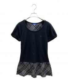 BURBERRY BLUE LABEL（バーバリー ブルー レーベル）の古着「半袖ワンピース」｜ブラック