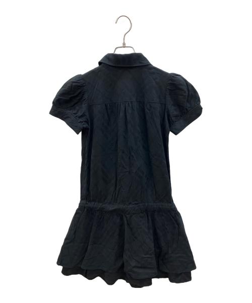BURBERRY BLUE LABEL（バーバリー ブルー レーベル）BURBERRY BLUE LABEL (バーバリー ブルー レーベル) 半袖ワンピース ブラック サイズ:38の古着・服飾アイテム