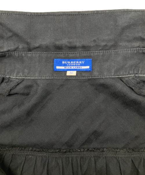 BURBERRY BLUE LABEL（バーバリー ブルー レーベル）BURBERRY BLUE LABEL (バーバリー ブルー レーベル) 半袖ワンピース ブラック サイズ:38の古着・服飾アイテム