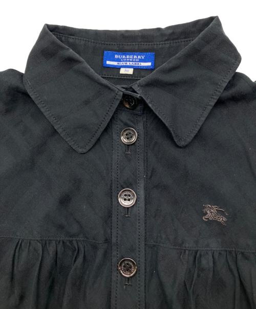 BURBERRY BLUE LABEL（バーバリー ブルー レーベル）BURBERRY BLUE LABEL (バーバリー ブルー レーベル) 半袖ワンピース ブラック サイズ:38の古着・服飾アイテム