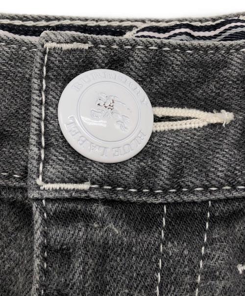 BURBERRY BLUE LABEL（バーバリー ブルー レーベル）BURBERRY BLUE LABEL (バーバリーロンドンブルーレーベル) ショートデニム ブラック サイズ:25の古着・服飾アイテム