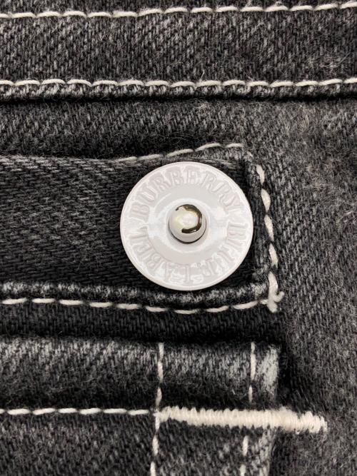 BURBERRY BLUE LABEL（バーバリー ブルー レーベル）BURBERRY BLUE LABEL (バーバリーロンドンブルーレーベル) ショートデニム ブラック サイズ:25の古着・服飾アイテム