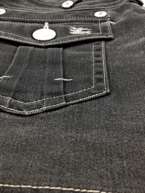 BURBERRY BLUE LABEL（バーバリー ブルー レーベル）BURBERRY BLUE LABEL (バーバリーロンドンブルーレーベル) ショートデニム ブラック サイズ:25の古着・服飾アイテム